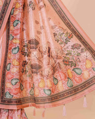 Ethnic Designer Saree with Unstitched Blouse