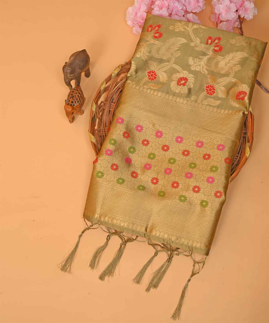 Banarasi Semi Silk Dupatta