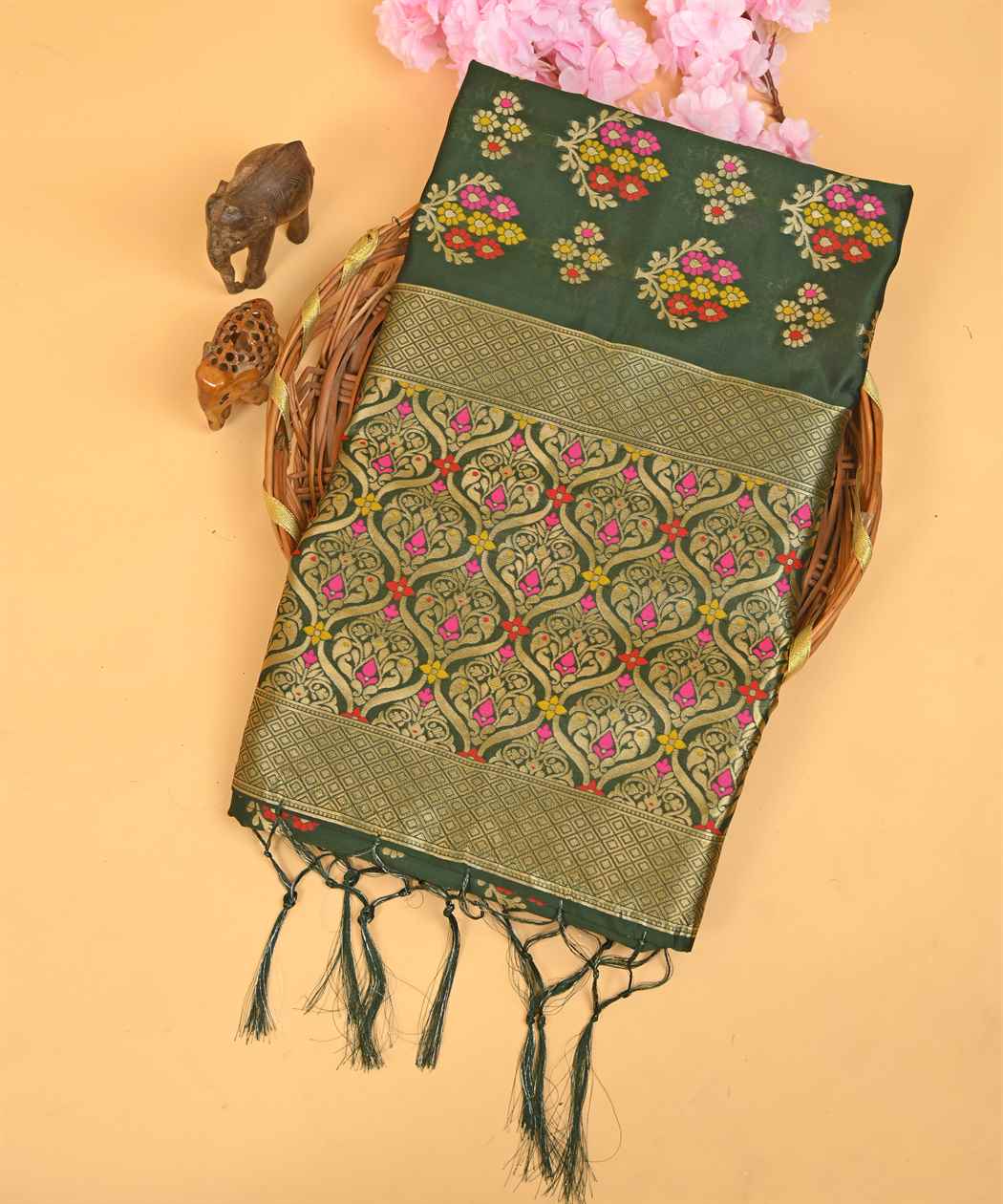 Banarasi Semi Silk Dupatta