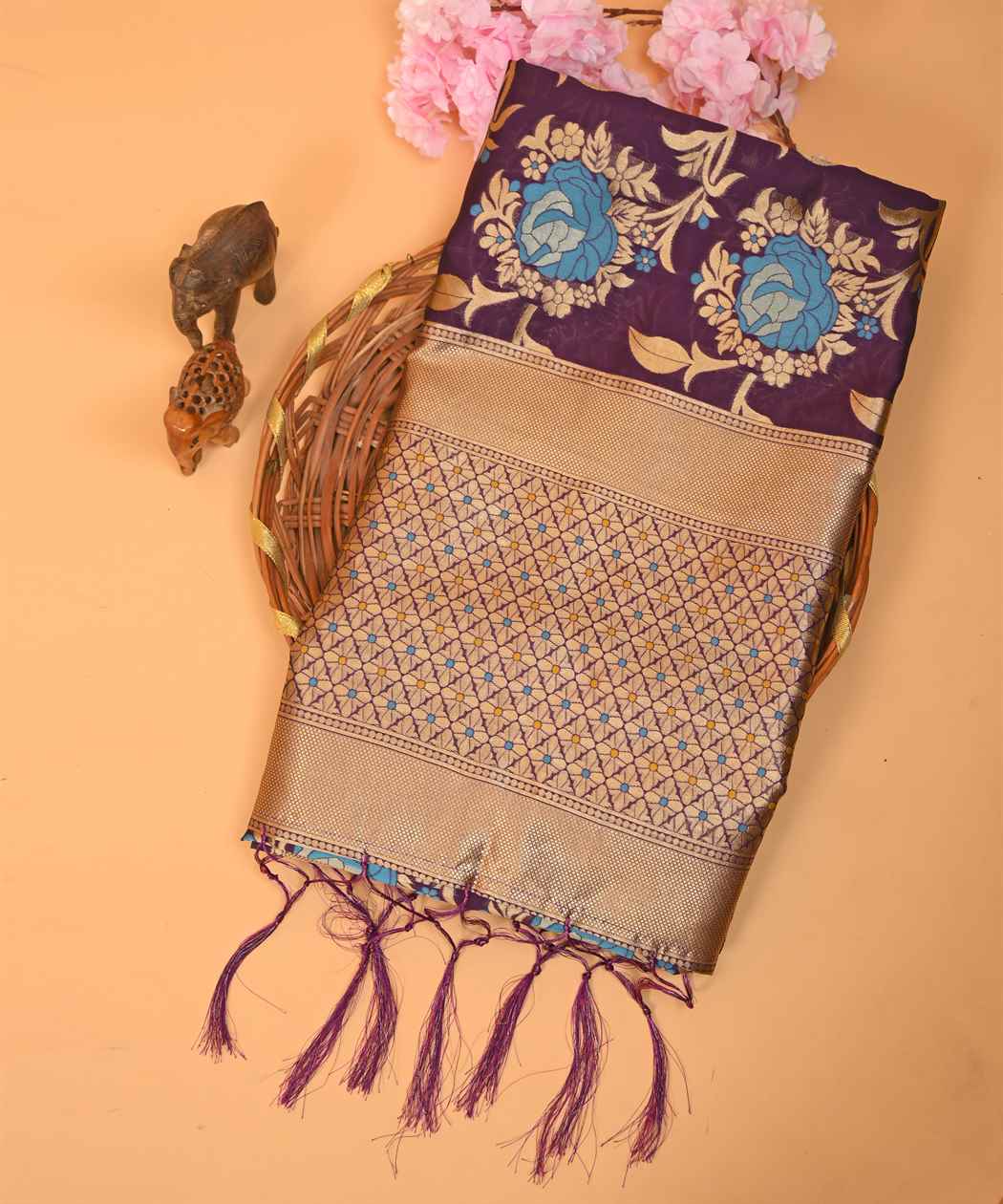 Banarasi Semi Silk Dupatta