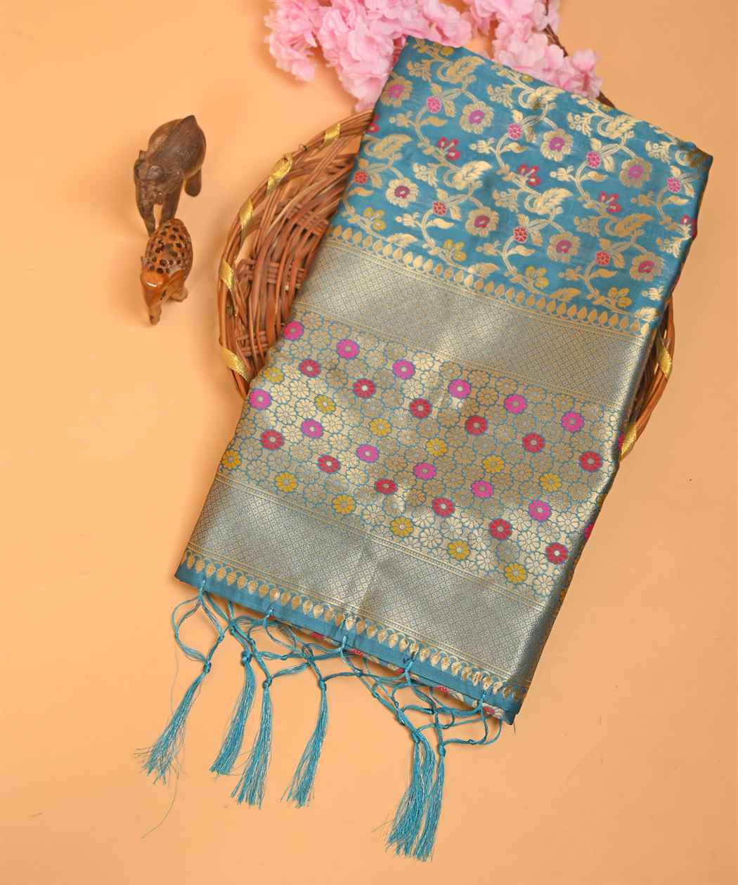 Banarasi Semi Silk Dupatta