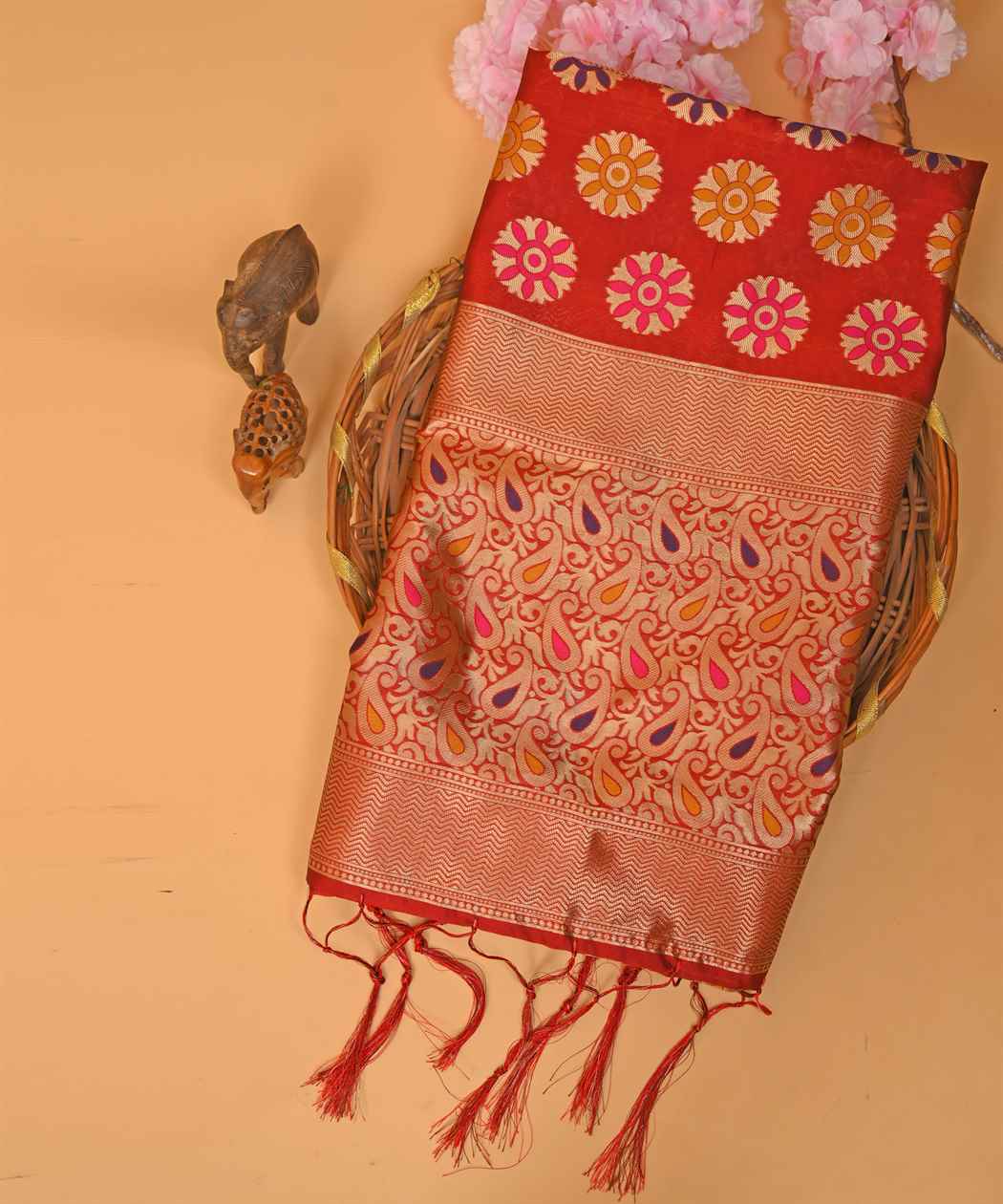 Banarasi Semi Silk Dupatta