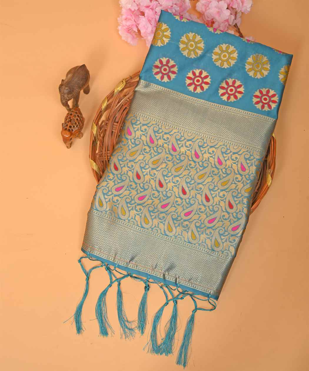 Banarasi Semi Silk Dupatta