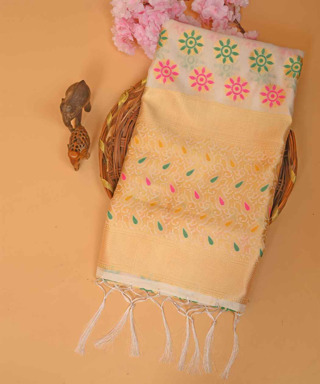 Banarasi Semi Silk Dupatta