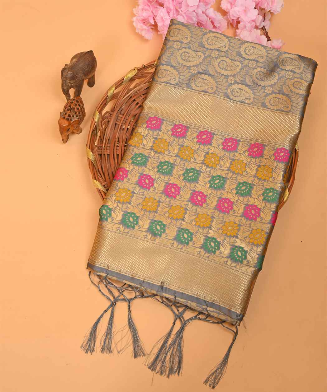 Banarasi Semi Silk Dupatta