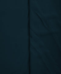 Dark Teal Plain Dyed Faux Georgette Fabric