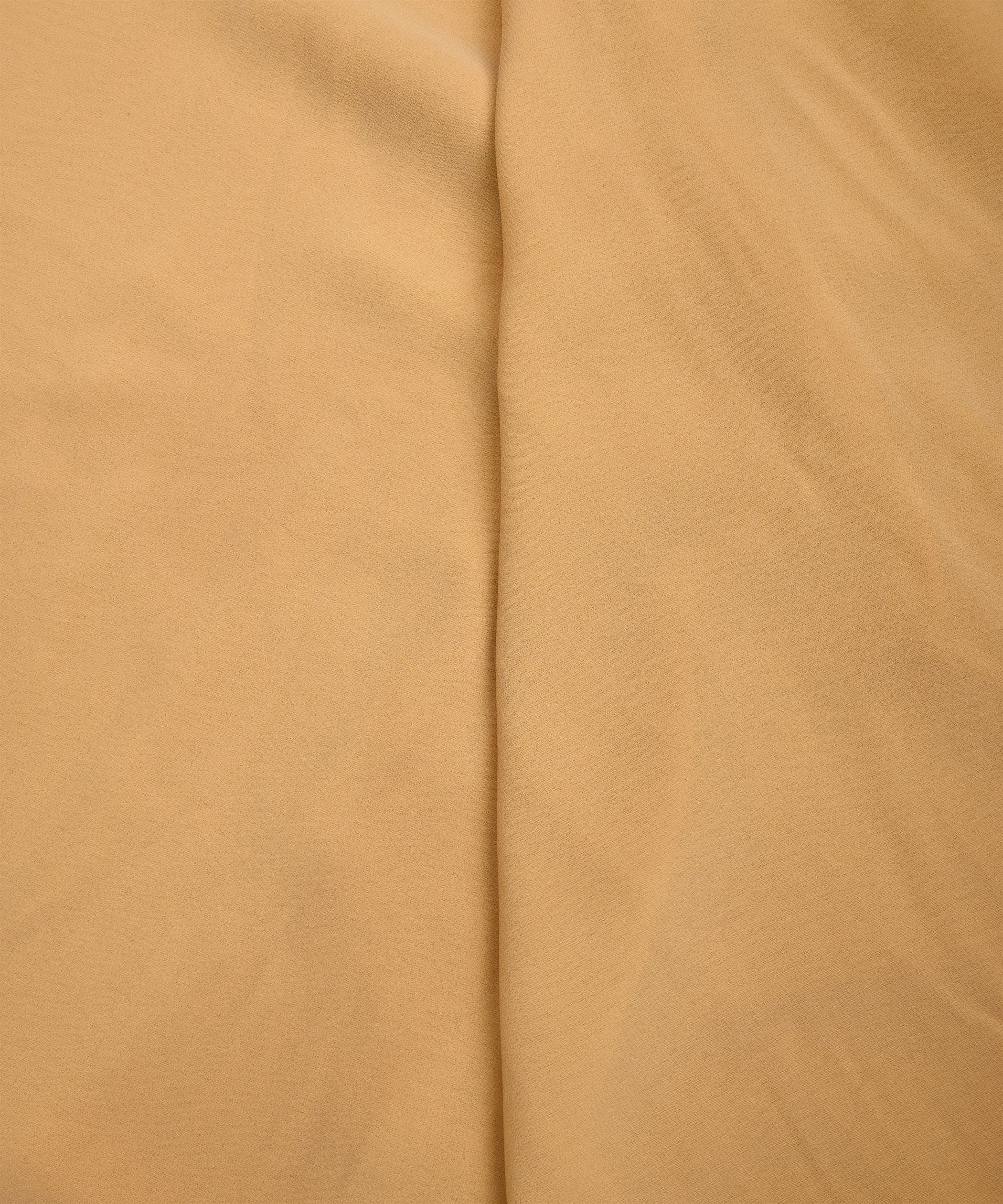 Dusty Cream Plain Dyed Faux Georgette Fabric