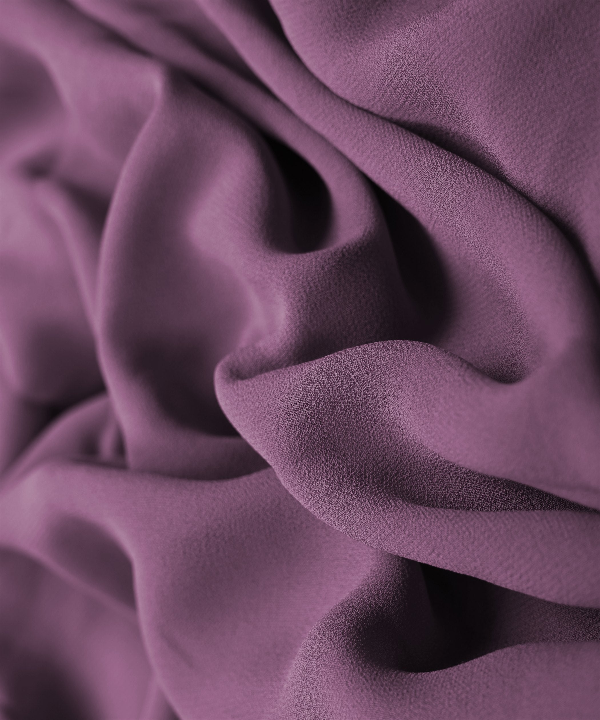 Dusty Lavender Plain Dyed Faux Georgette Fabric