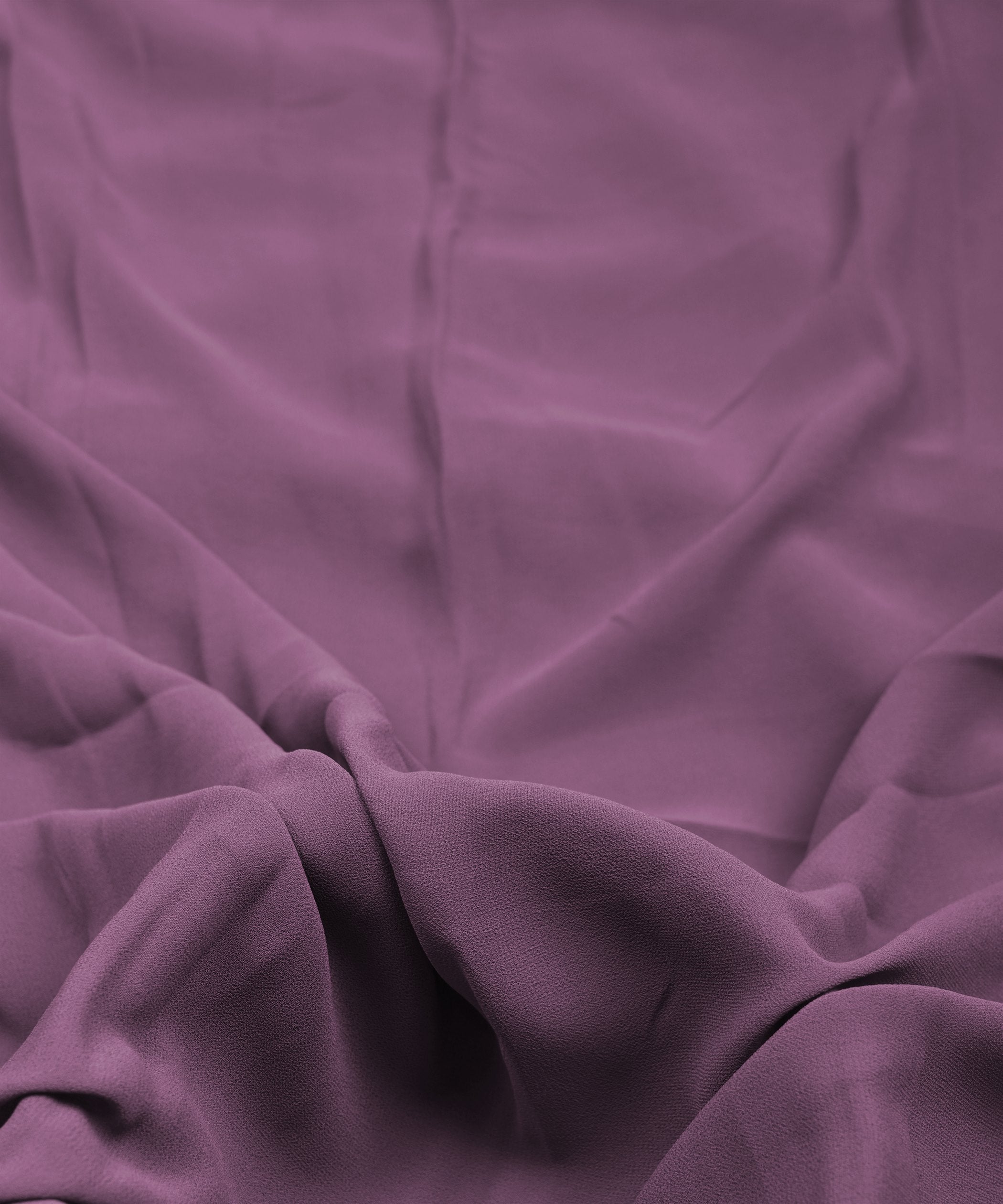 Dusty Lavender Plain Dyed Faux Georgette Fabric