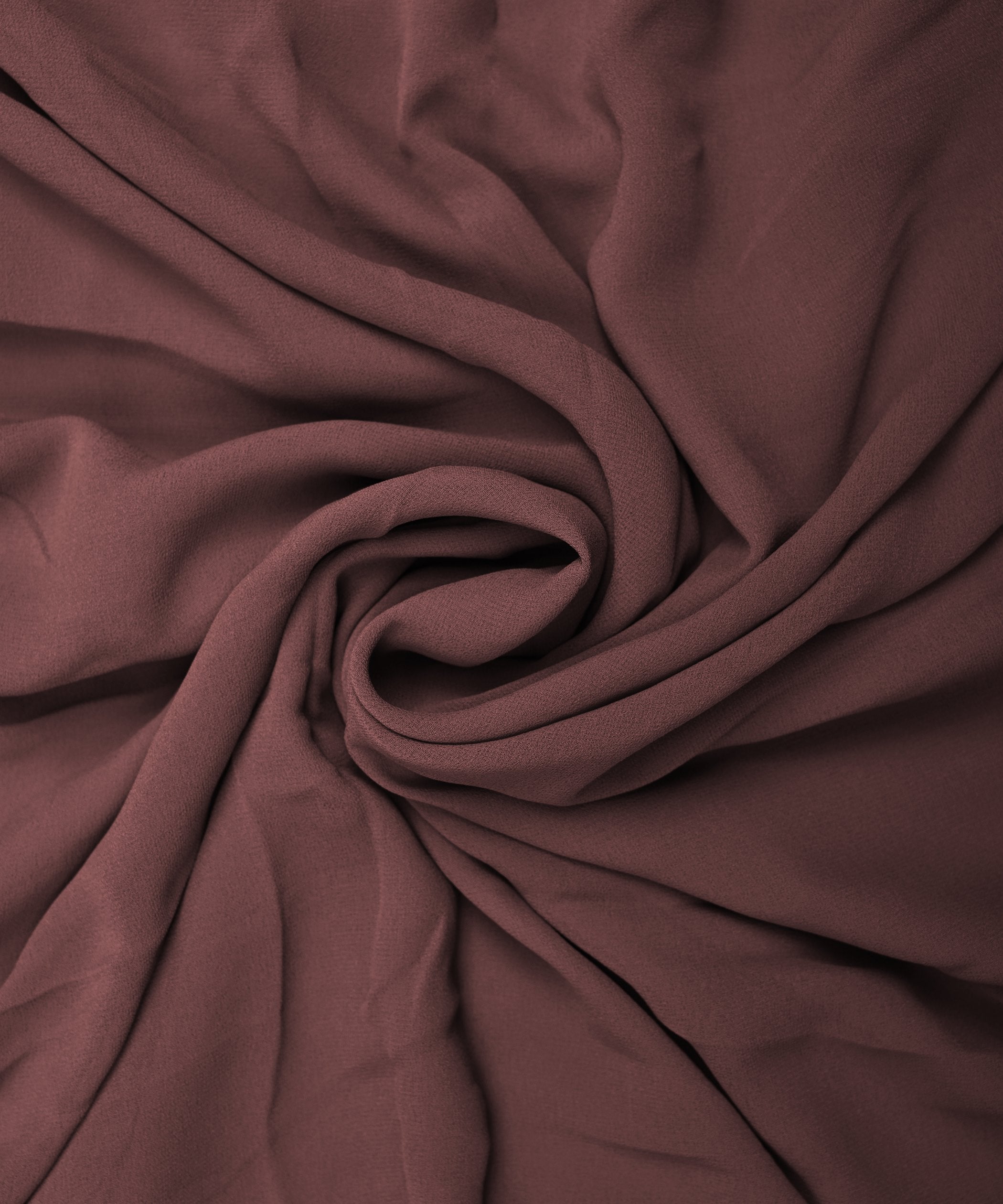 Dusty Onion Plain Dyed Faux Georgette Fabric