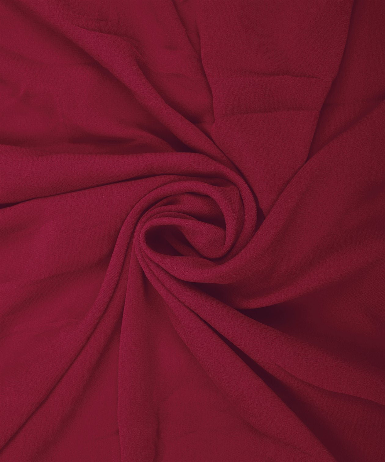 Hot Pink Plain Dyed Faux Georgette Fabric