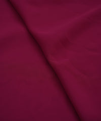 Magenta Plain Dyed Faux Georgette Fabric