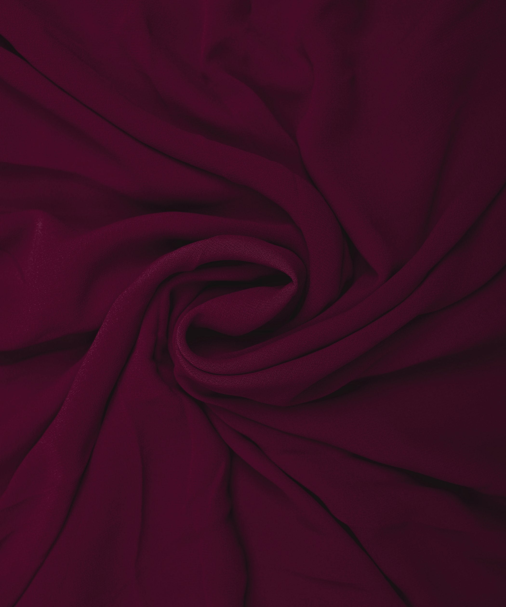 Violet Plain Dyed Faux Georgette Fabric