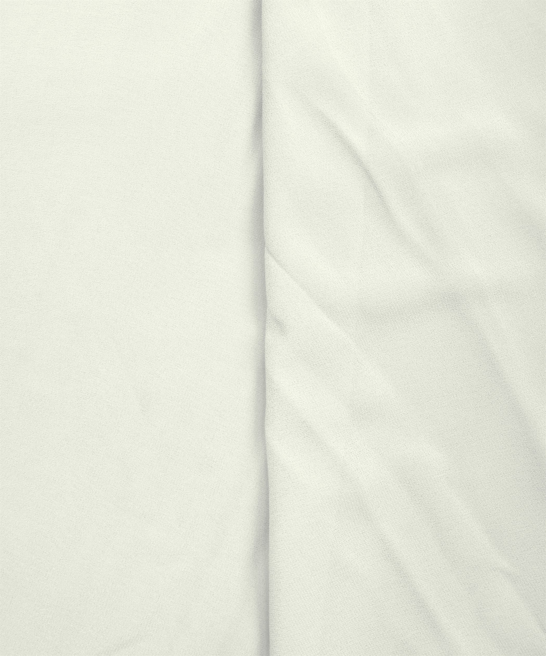 White Plain Dyed Faux Georgette Fabric