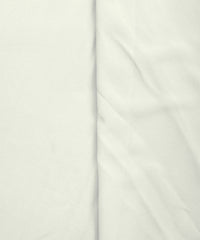 White Plain Dyed Faux Georgette Fabric