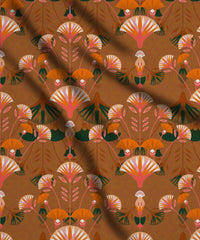 Fire Orange Dream Catcher Print