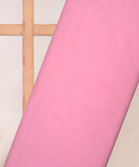 Baby Pink Plain Dyed Net Fabric