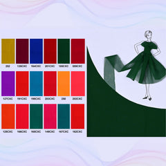 Georgette (60 gram) Cationic - Shade Card