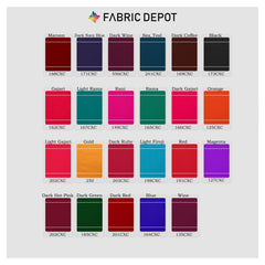 Georgette (60 gram) Cationic - Shade Card
