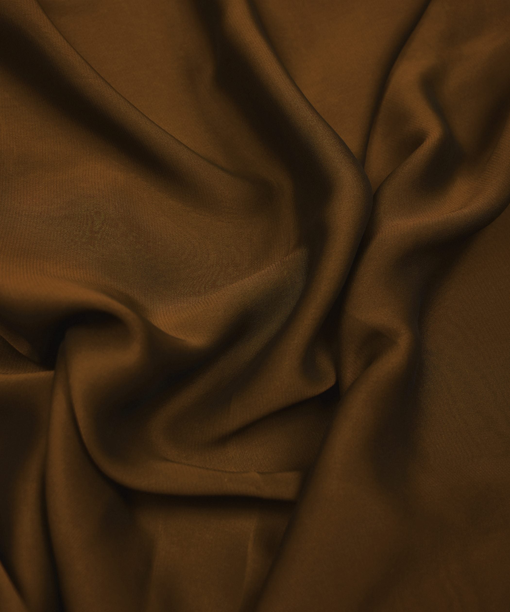 Dark Biege Plain Dyed Georgette Fabric