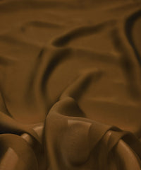 Dark Biege Plain Dyed Georgette Fabric