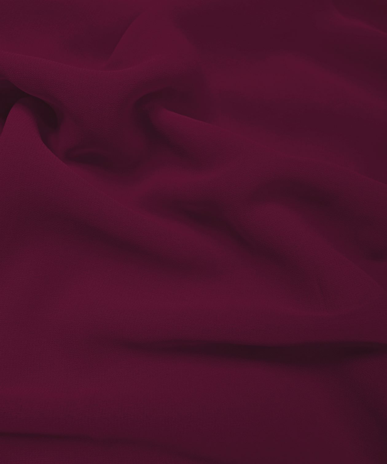 Dark Wine Plain Dyed Georgette Fabric