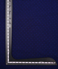 Navy Blue Georgette Dobby Weave Fabric