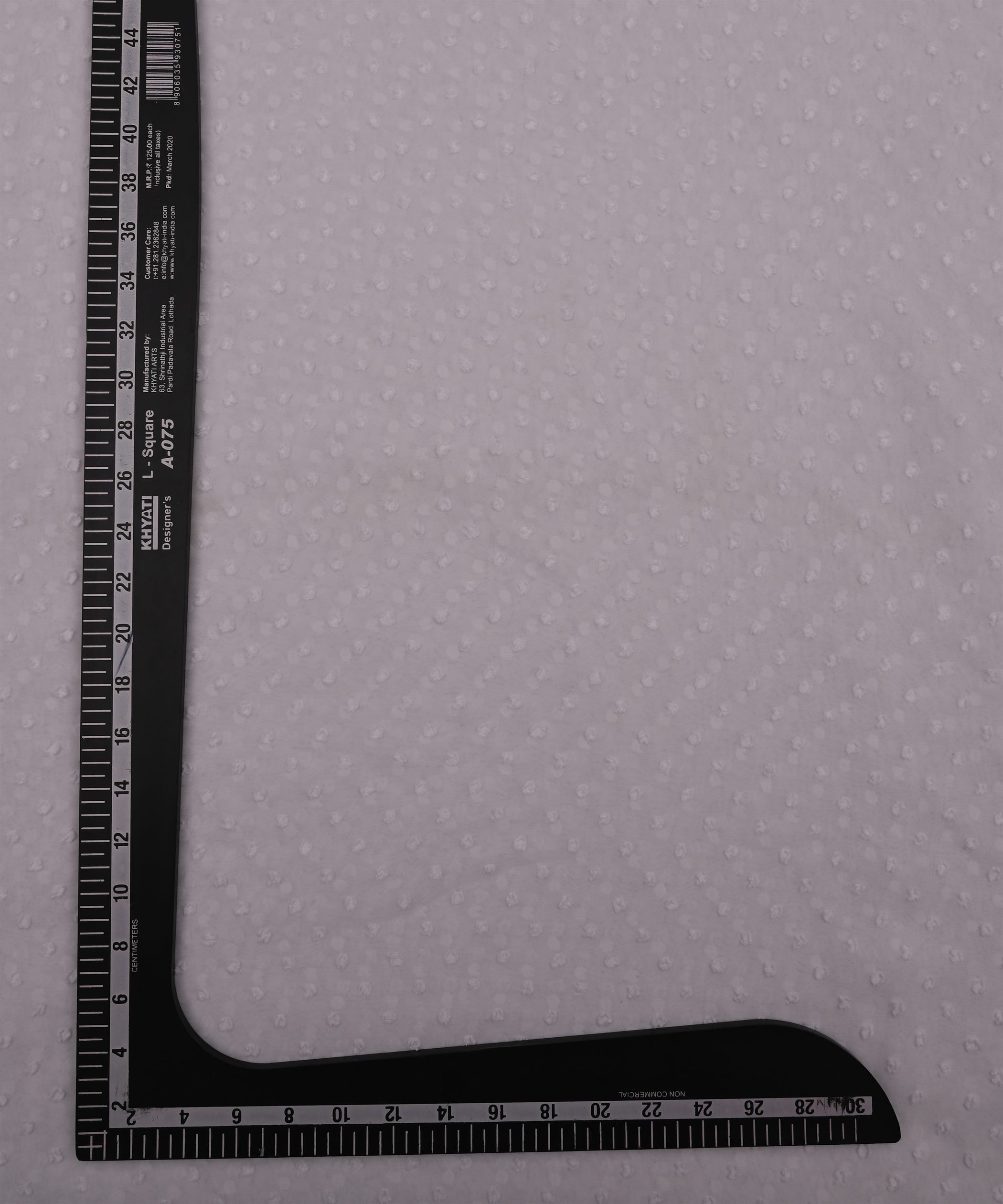 White Georgette Dobby Weave Fabric