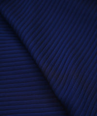 Navy Blue Georgette Fabric with All Over Lining