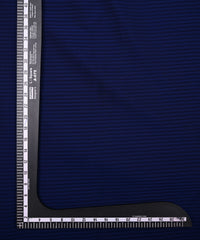 Navy Blue Georgette Fabric with All Over Lining