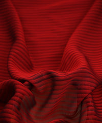 Red Georgette Fabric with All Over Lining