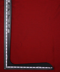 Red Georgette Fabric with All Over Lining