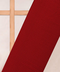 Red Georgette Fabric with All Over Lining