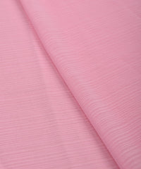 Baby Pink Georgette fabric with Lining