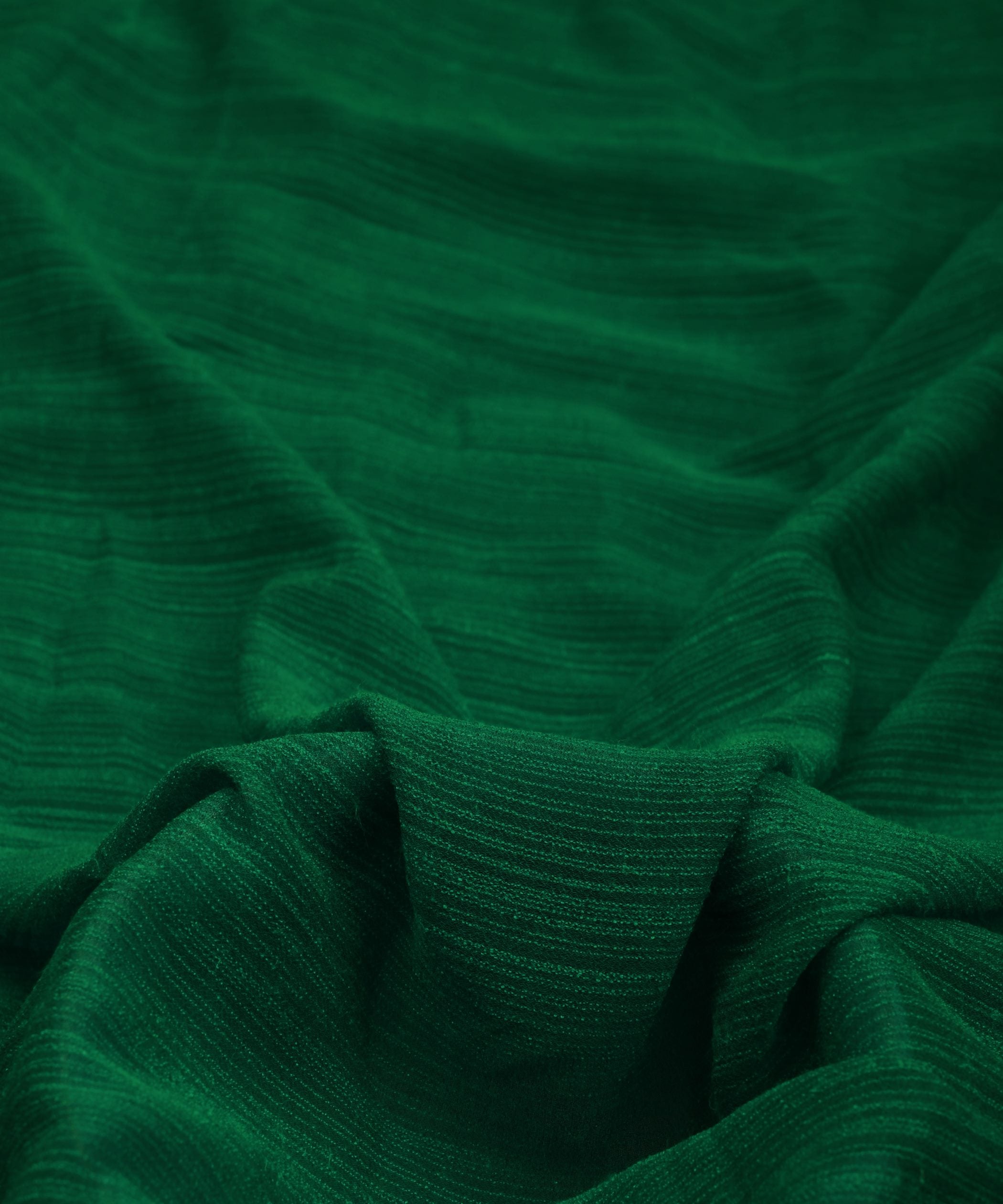 Bottle Green Georgette fabric with Lining