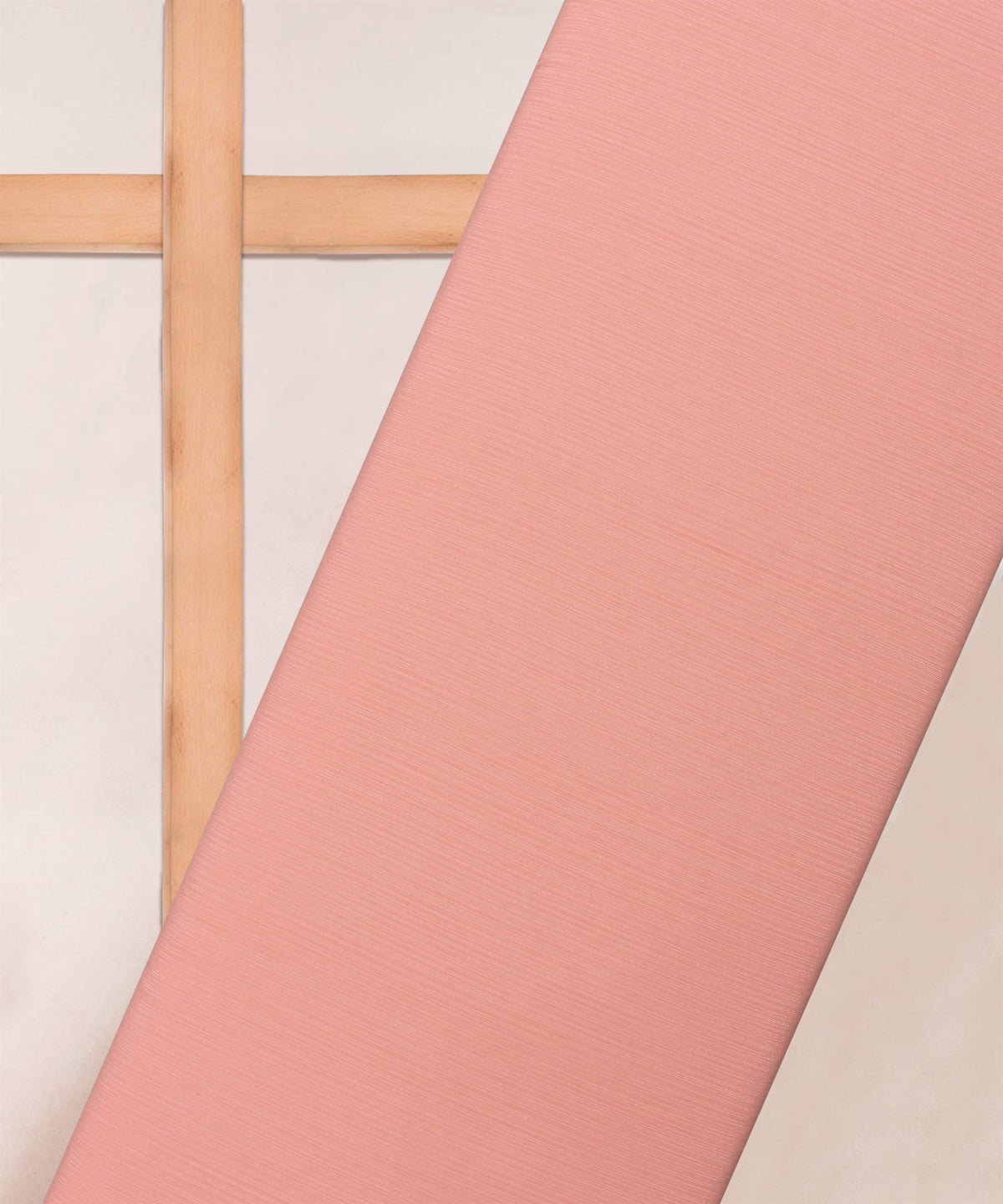 Light Peach Georgette fabric with Lining