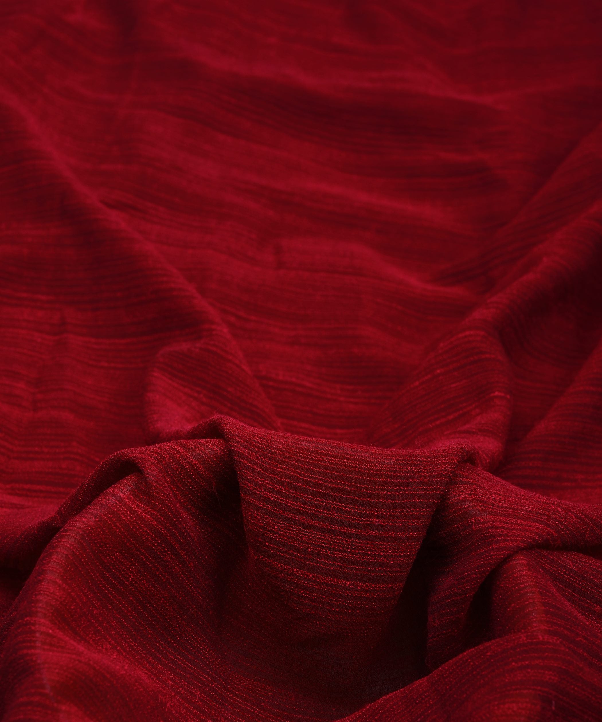 Maroon Georgette fabric with Lining