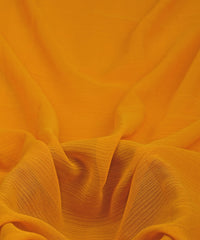 Mustard Yellow Georgette fabric with Lining