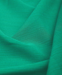 Sea Green Georgette fabric with Lining