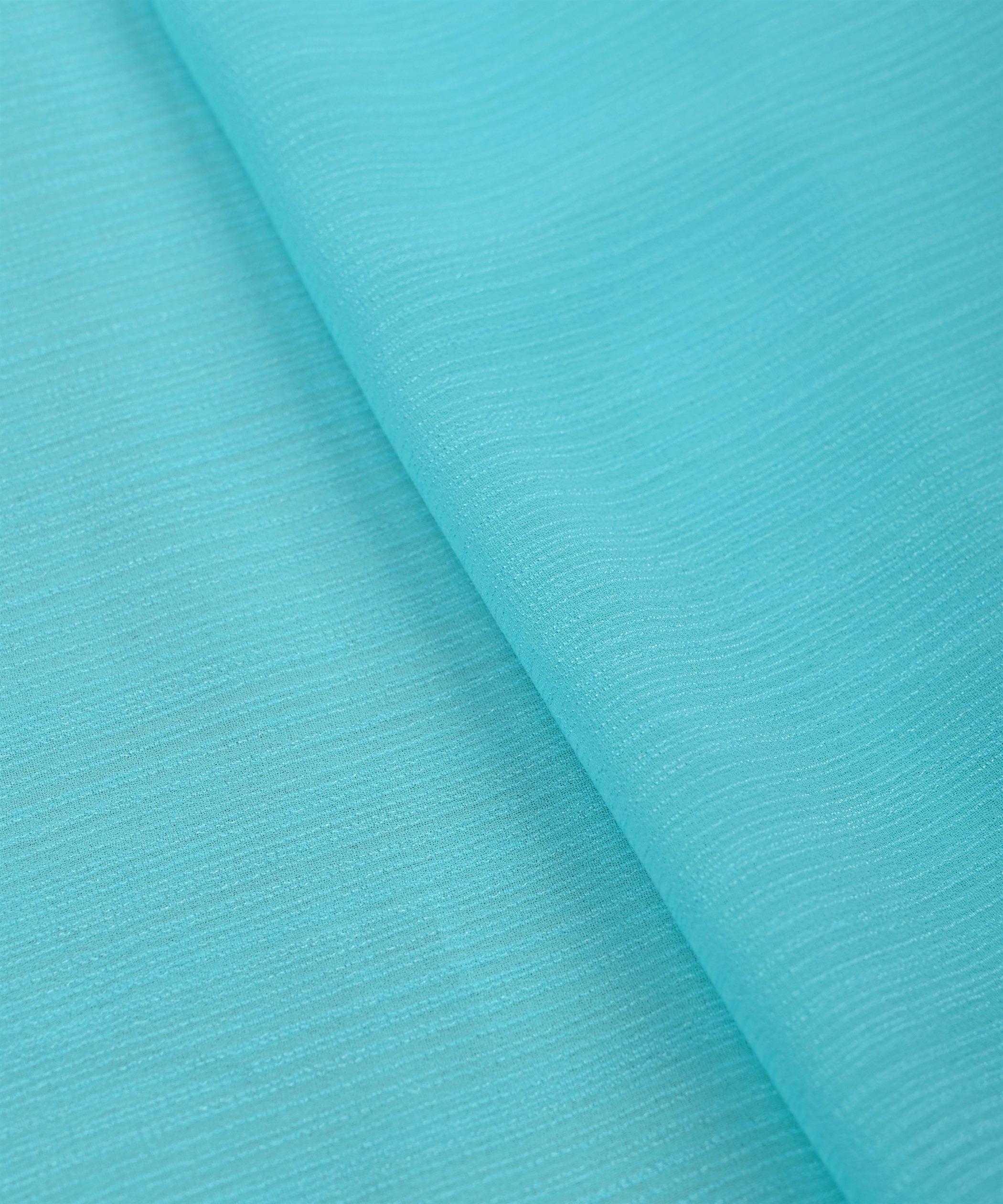 Sky Blue Georgette fabric with Lining