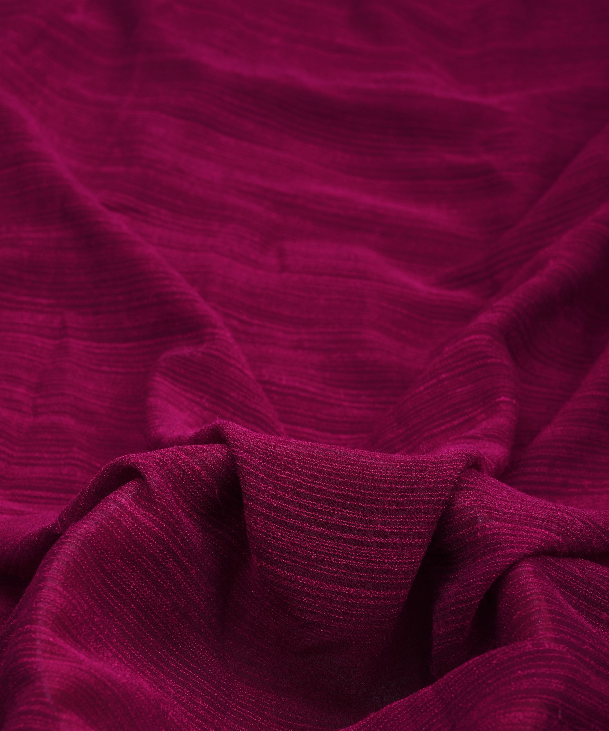 Wine Georgette fabric with Lining