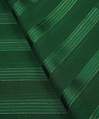 Dark Green Georgette Fabric with Patta