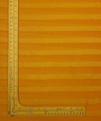 Mustard Yellow Georgette Fabric with Patta