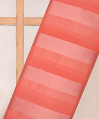 Gajri Georgette Fabric with Patta & Stripes