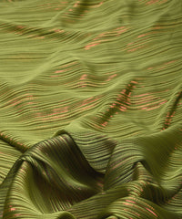 Georgette with Satin Patta-Swatch Card