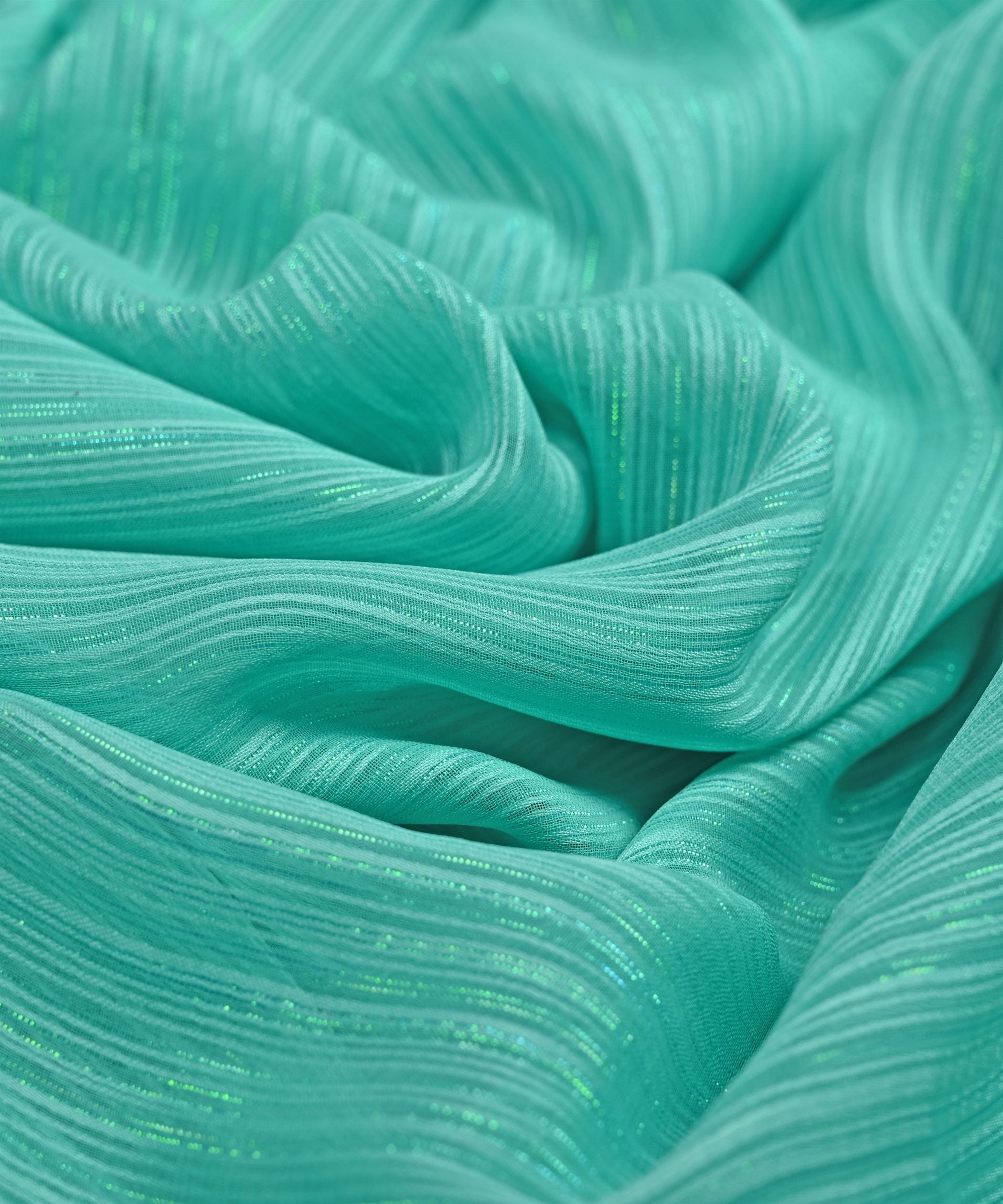 Firoji Georgette fabric with Satin patta