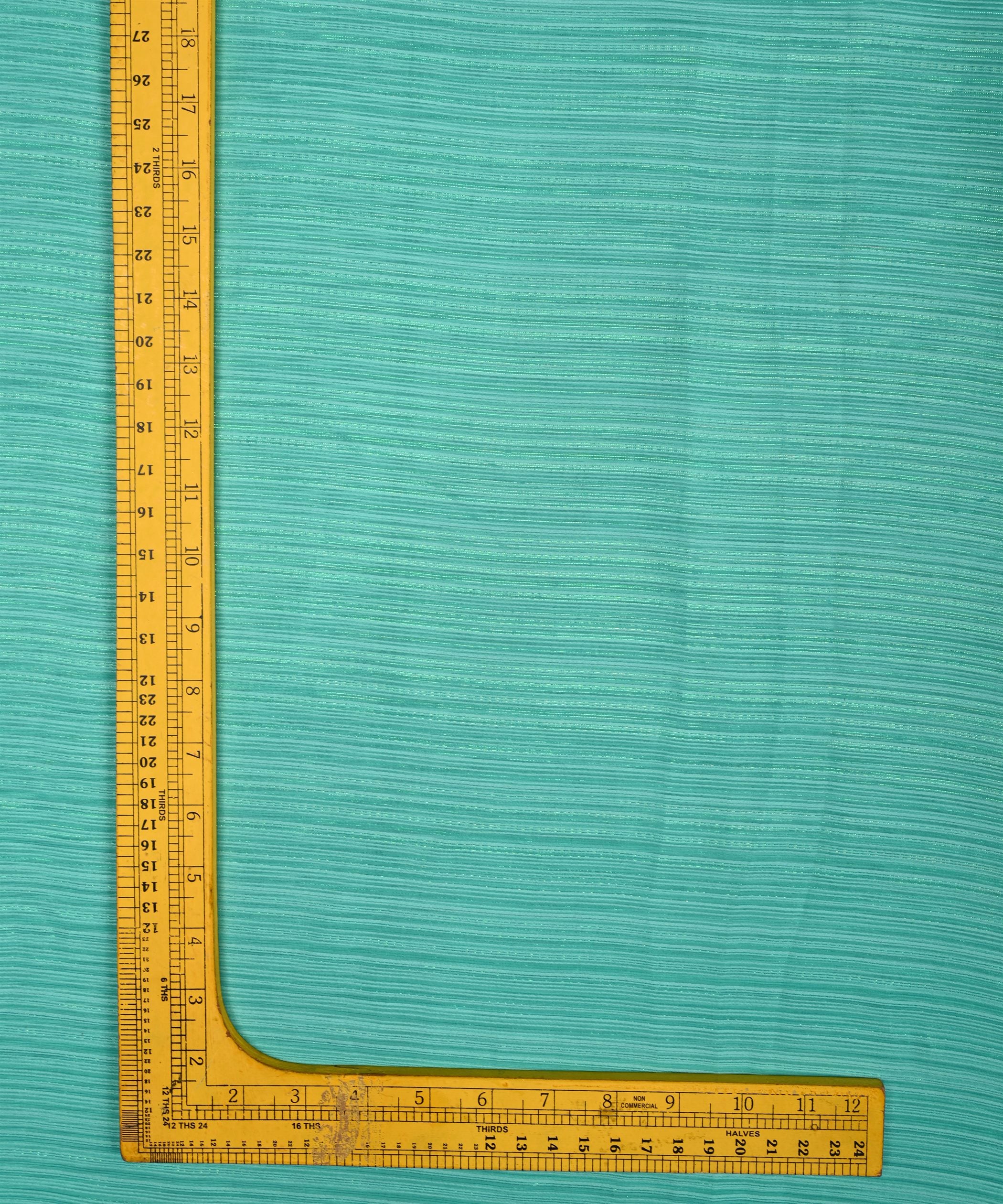 Firoji Georgette fabric with Satin patta