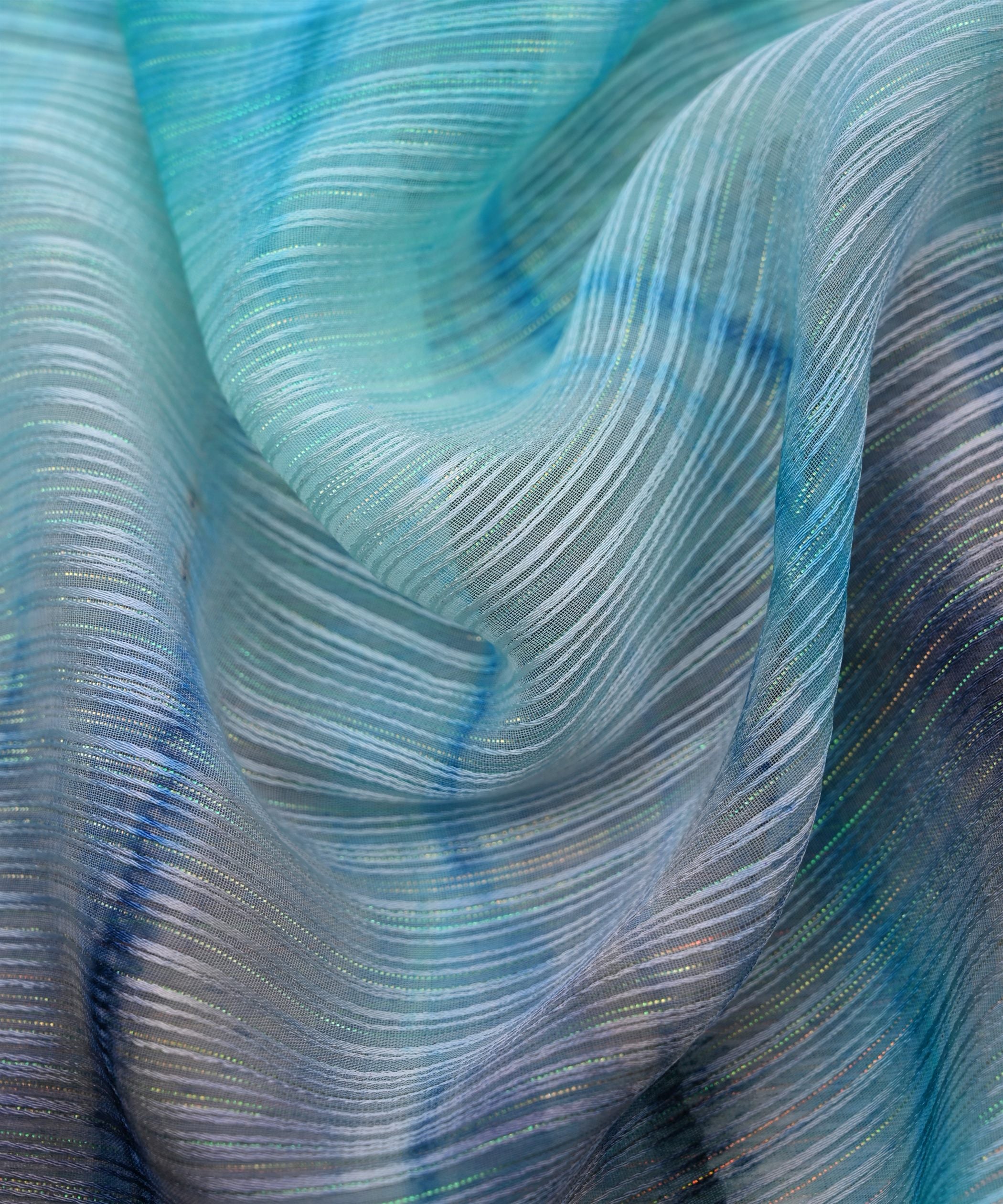 Rama Georgette Fabric with Shibori Print