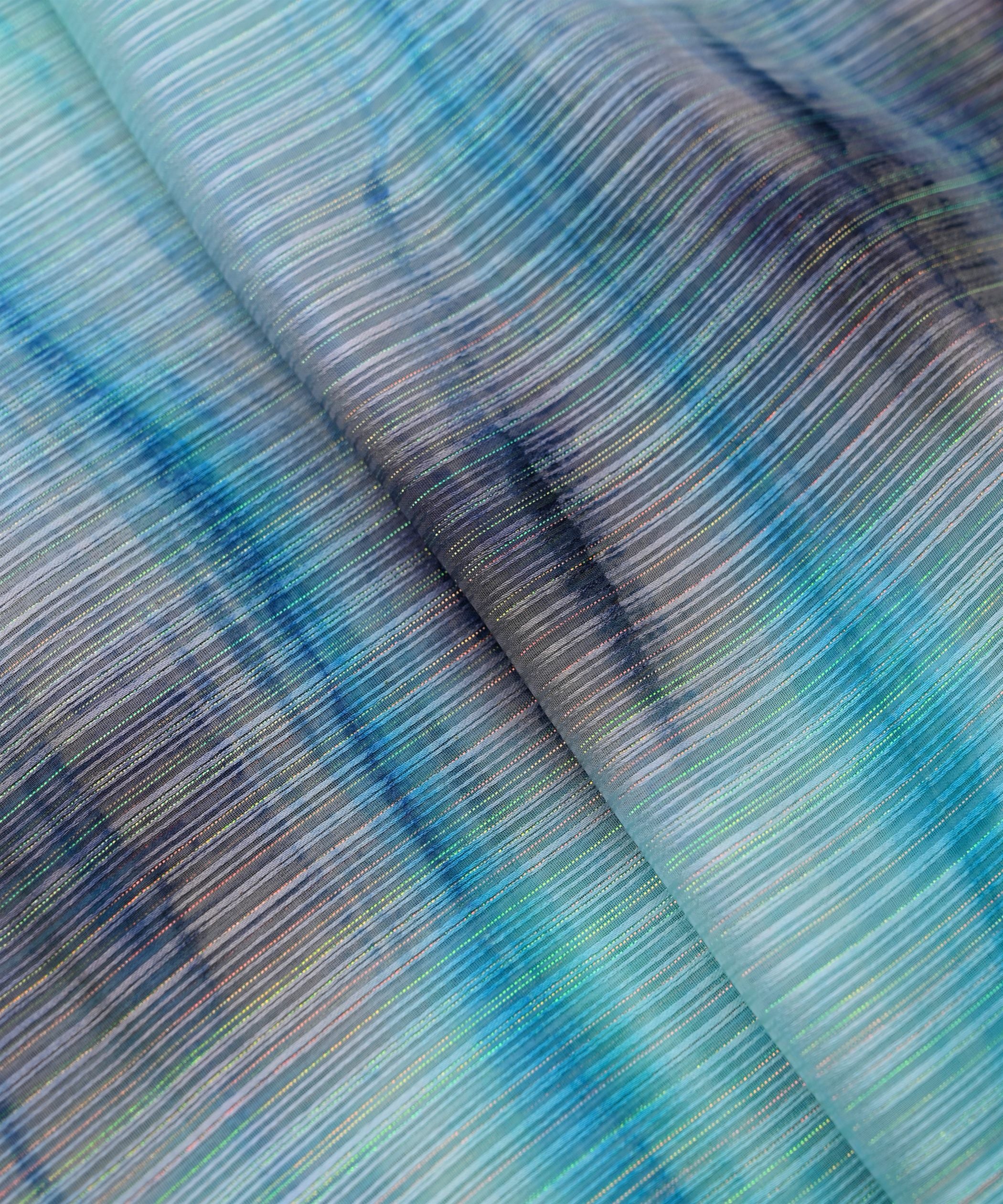 Rama Georgette Fabric with Shibori Print