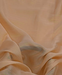 Beige Georgette Fabric with Stripes